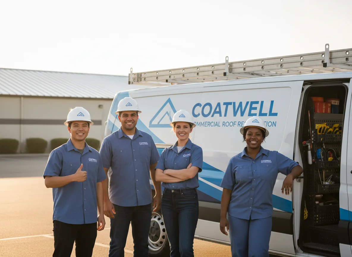 Commercial roof coating company in Chireno, TX